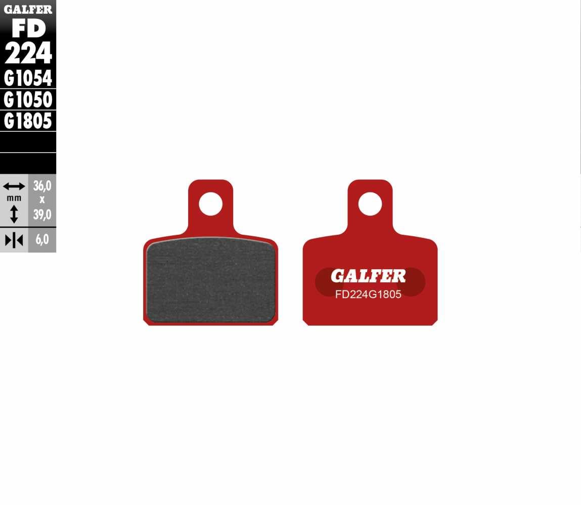 Задни мото накладки Galfer TRIAL TOP FD224G1805