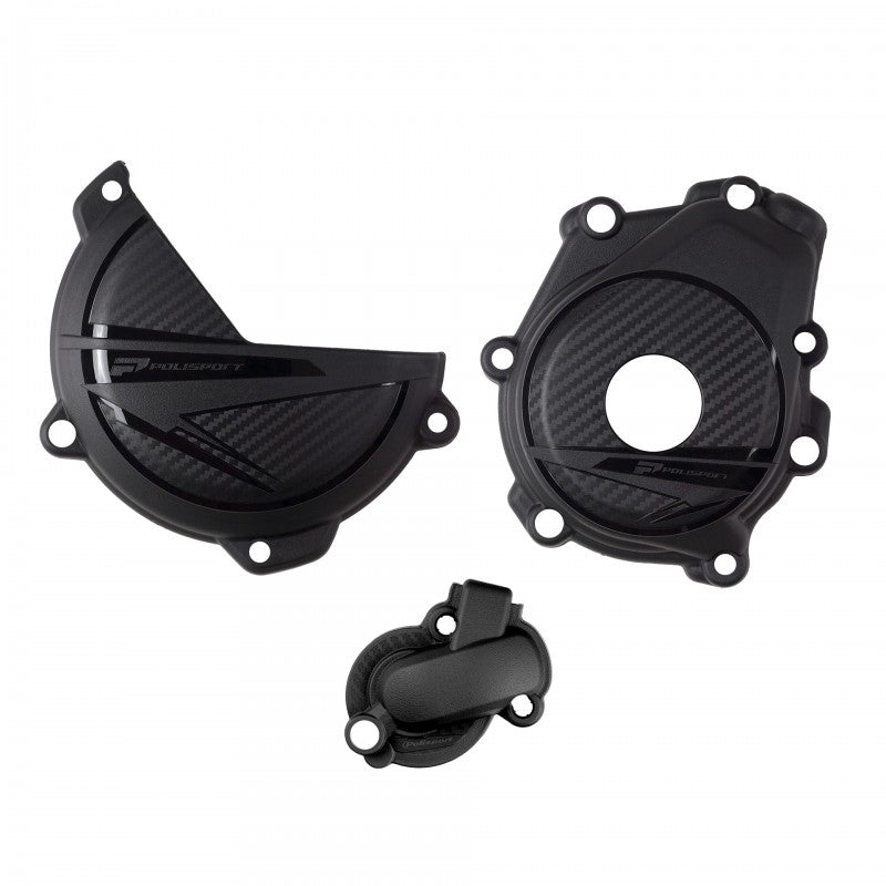 Комплект предпазители за двигател KTM SMR 450 HUSQVARNA FC/FS 450 Black