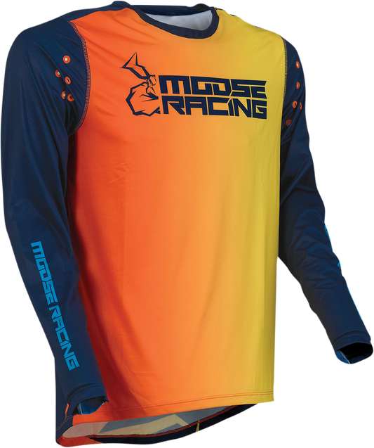 Мотокрос блуза MOOSE RACING AGROID ORANGE/NAVY
