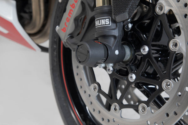 Краш тапи SW-MOTECH FRONT AXLE SLIDER SET SPEED TRIPLE 1050