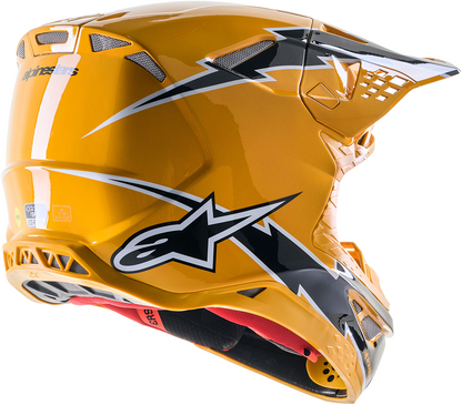 Мотокрос каска ALPINESTARS SM10 AMP BLK/YL