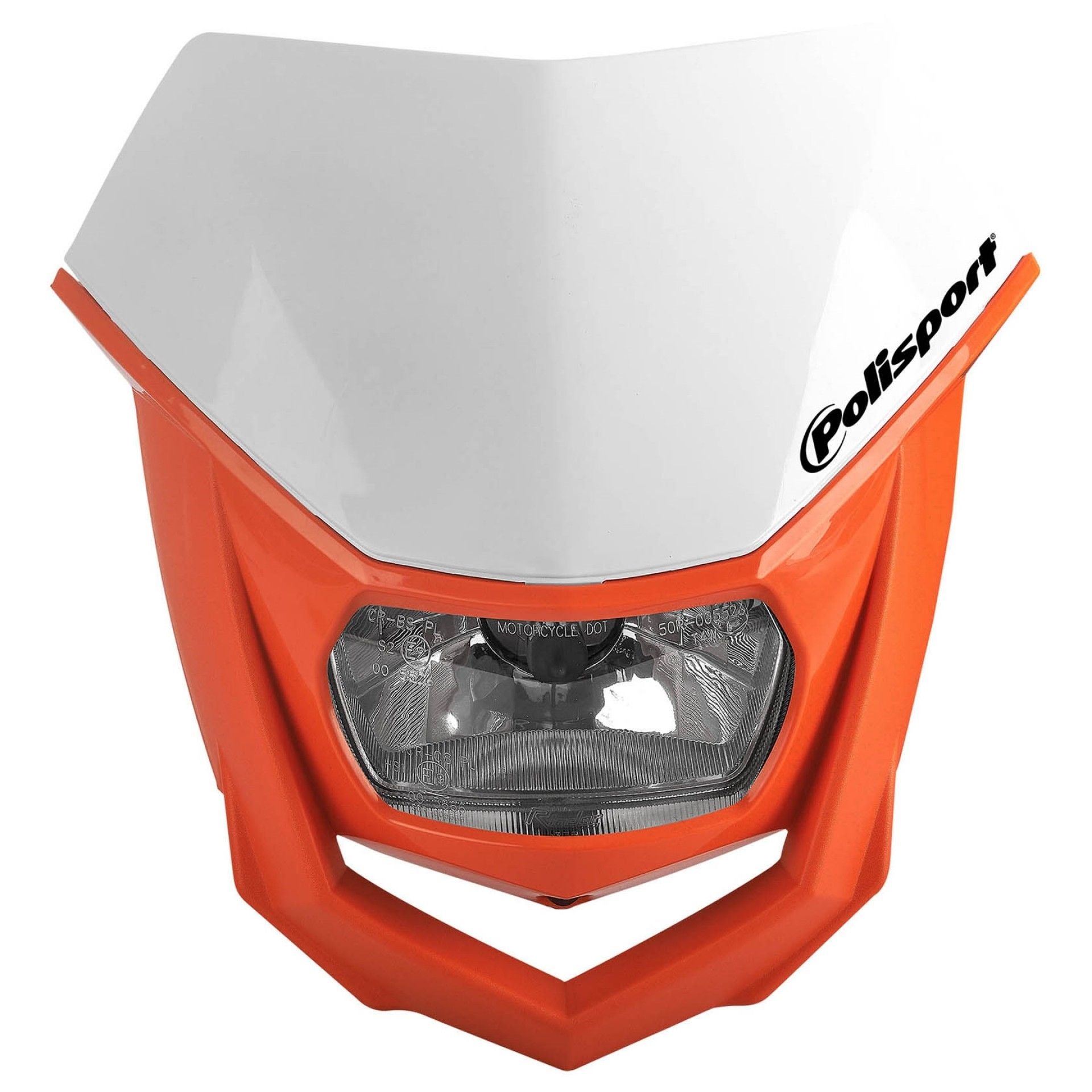 Фар Polisport HALO - WHITE/ORANGE