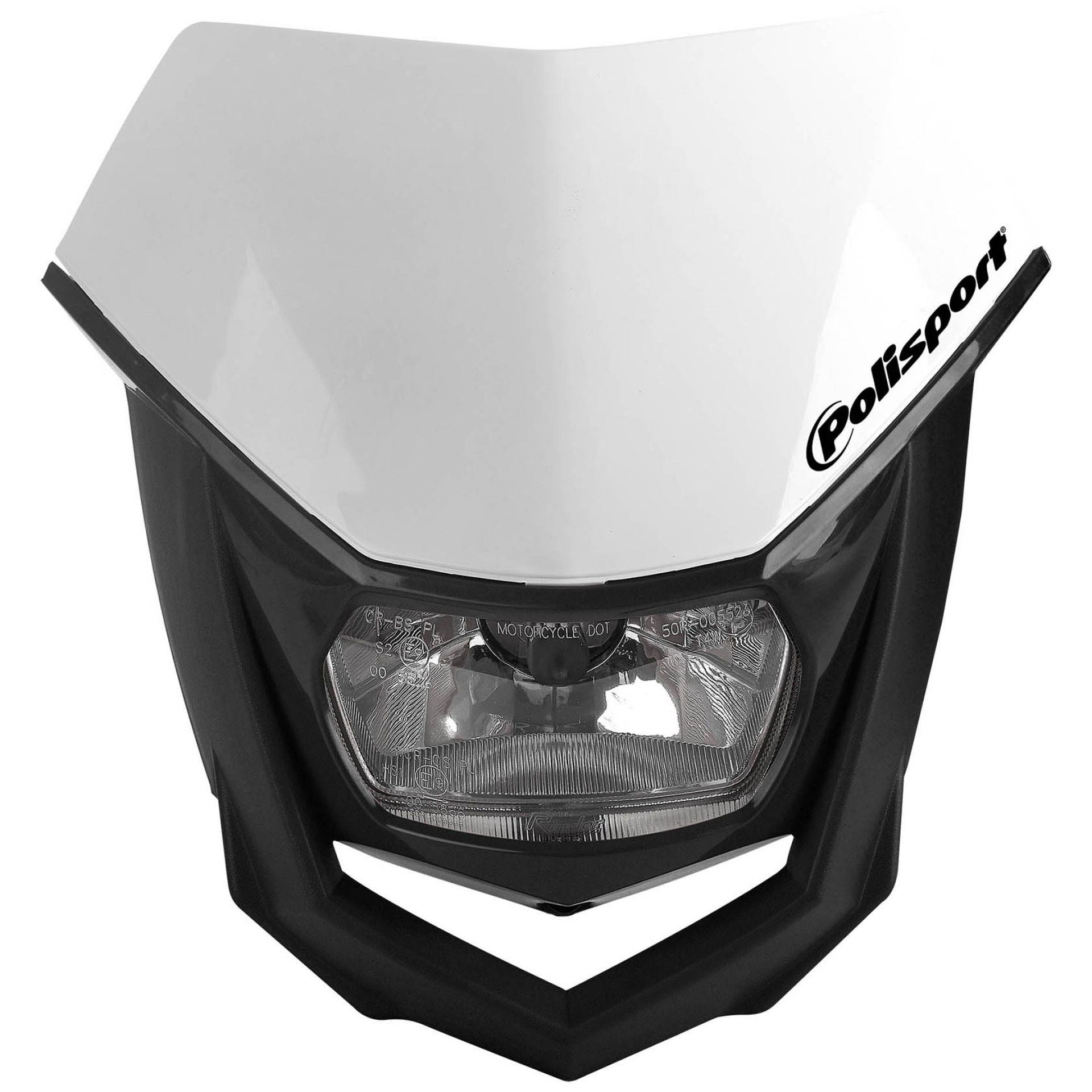 Фар Polisport HALO - WHITE/BLACK