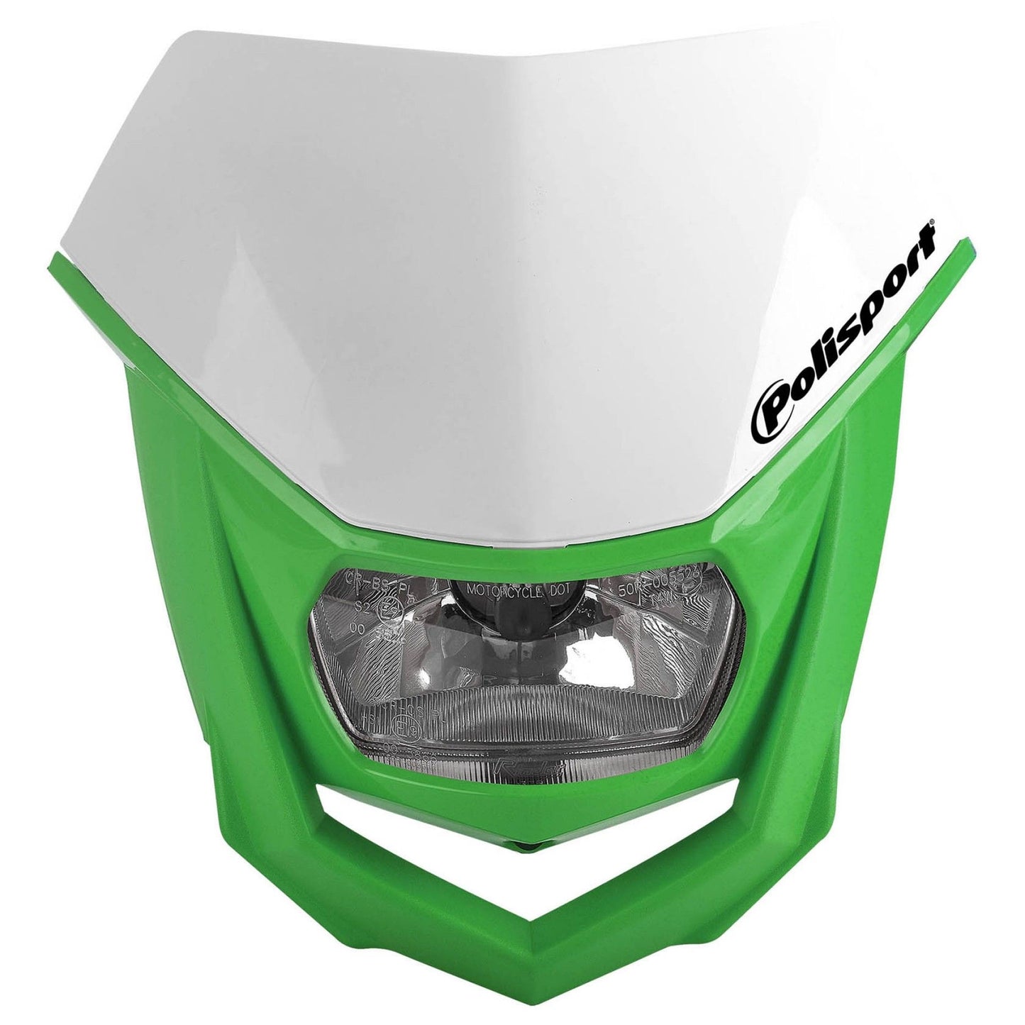 Фар Polisport HALO - WHITE/GREEN