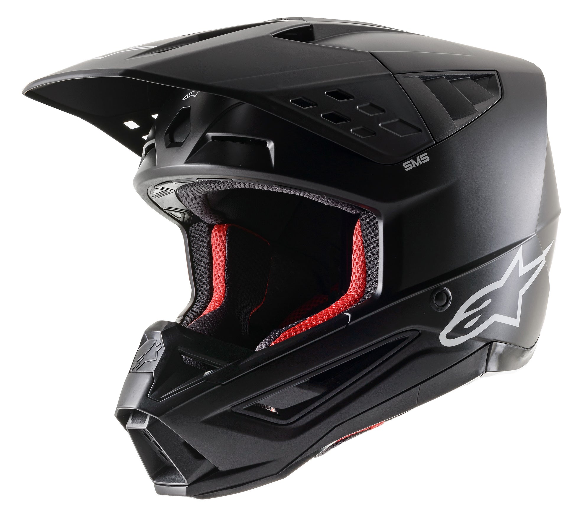 Мотокрос каска ALPINESTARS SM5 SOLID BK