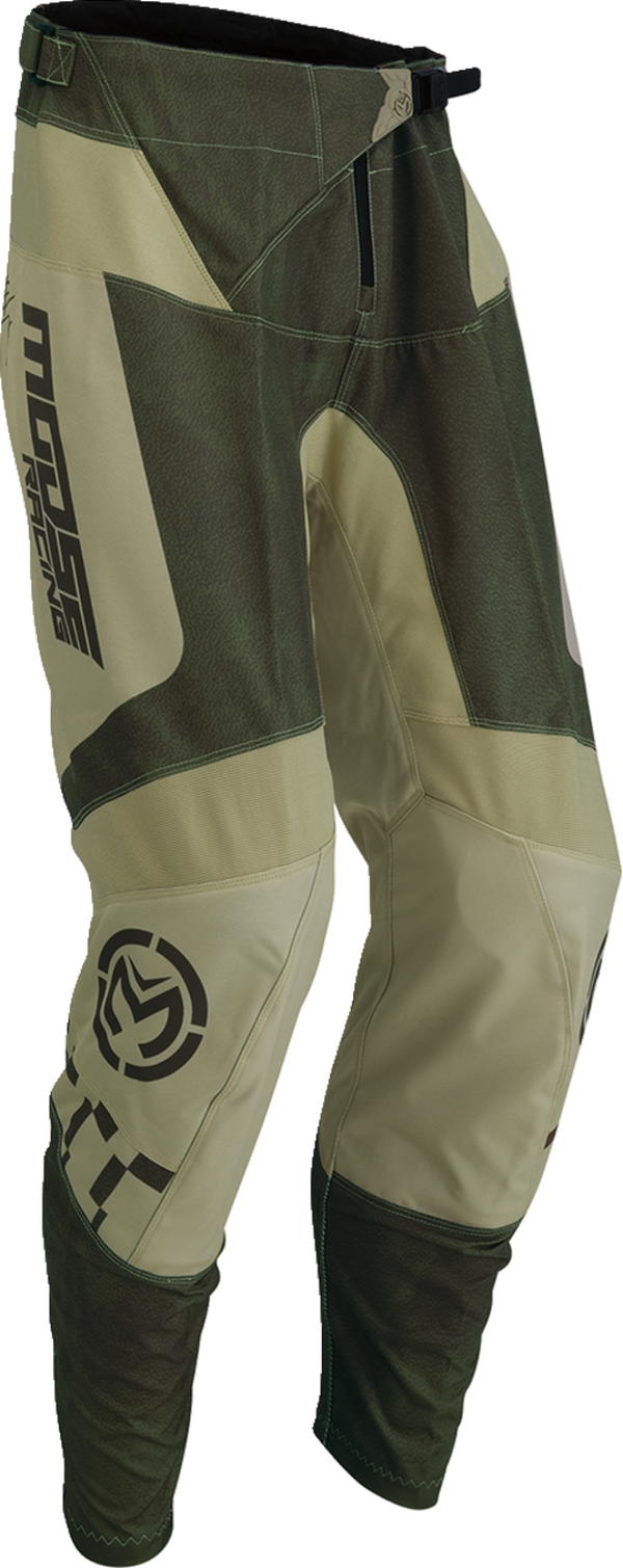 Мотокрос брич MOOSE RACING QUALIFIER GREEN/TAN
