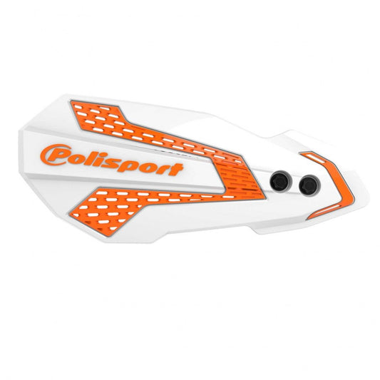 Предпазител за кормило POLISPORT MX FLOW KTM/HUSQ/SHERCO/GAS GAS WHITE/ORANGE