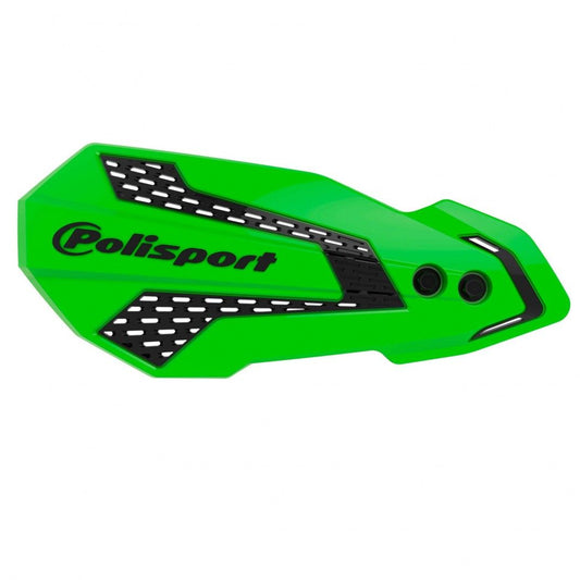 Предпазител за кормило POLISPORT MX FLOW KAWASAKI/SUZUKI GREEN/BLACK