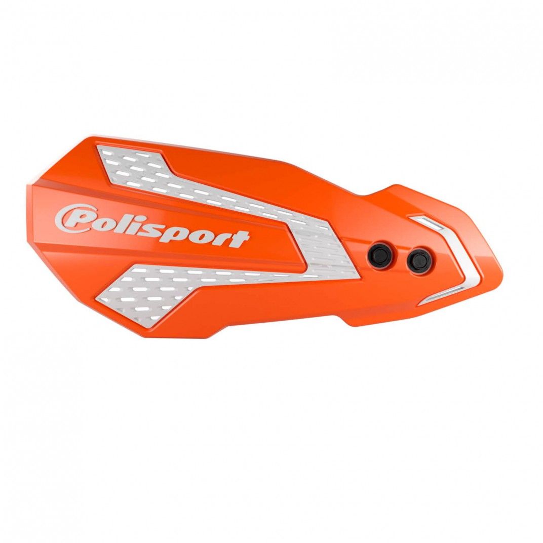 Предпазител за кормило POLISPORT MX FLOW KTM/HUSQ/SHERCO/GAS GAS ORANGE/WHITE