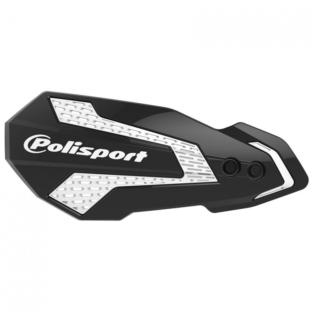 Предпазител за кормило POLISPORT MX FLOW KAWASAKI/SUZUKI BLACK/WHITE