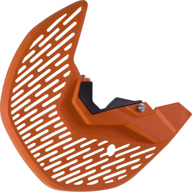 Предпазител за спирачен диск POLISPORT MX Disc &amp; Bottom Fork Guard EXC 15-22 TE 16-22 SE-R300 18-22 Orange