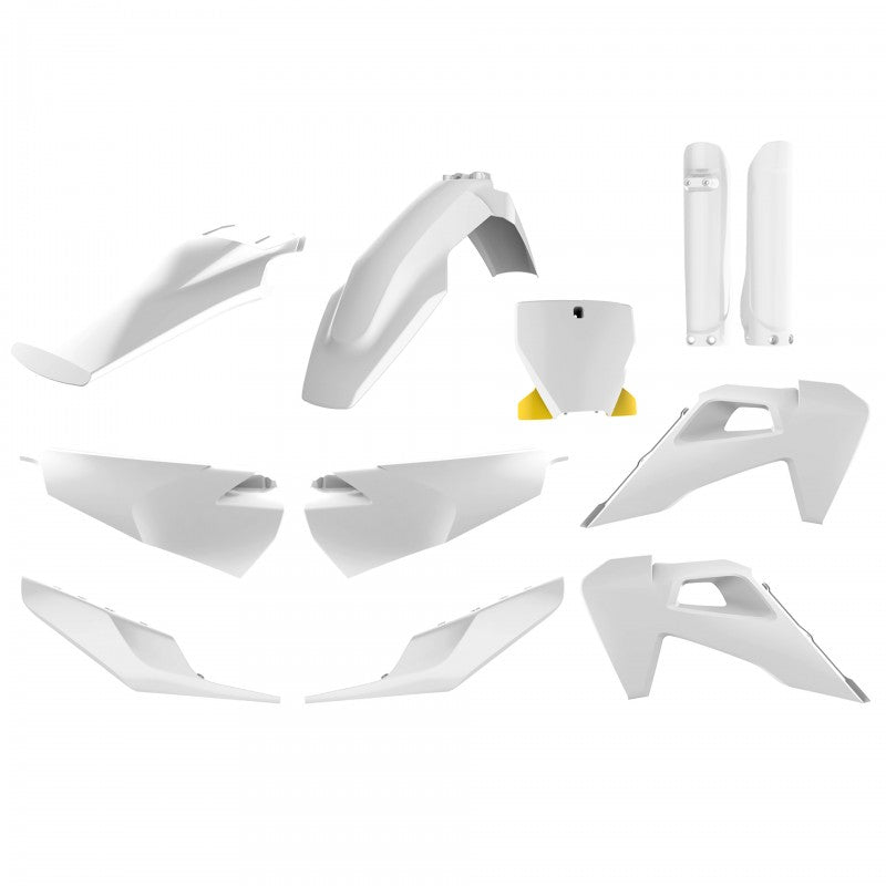 Комплект пластмаси POLISPORT Full Plastic Kit Husqvarna TC/FC (2019-2022) White