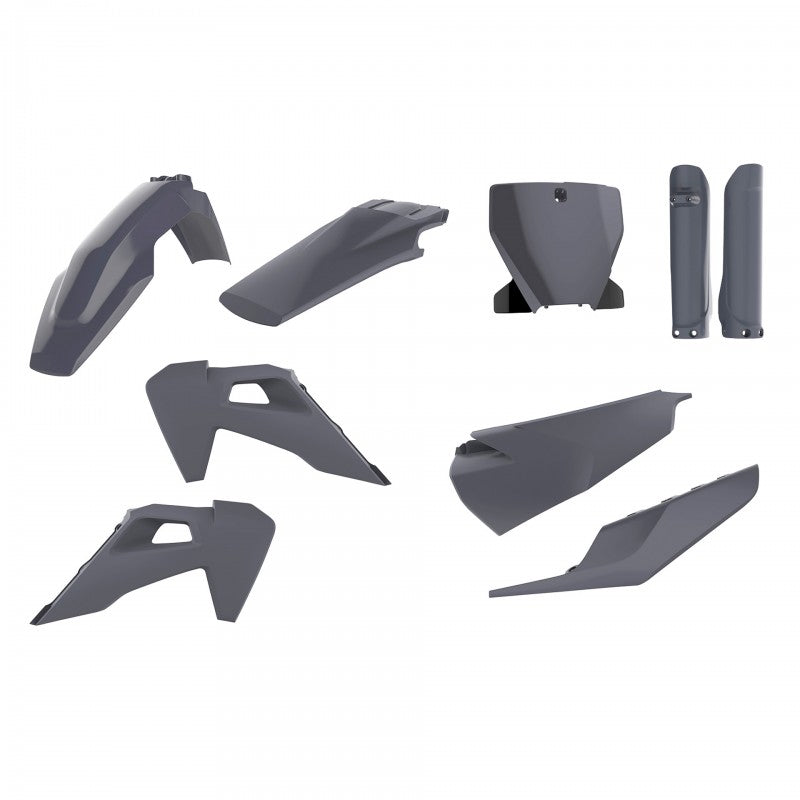 Комплект пластмаси POLISPORT Full Plastic kit Husqvarna TE/FE (2020-23) Grey