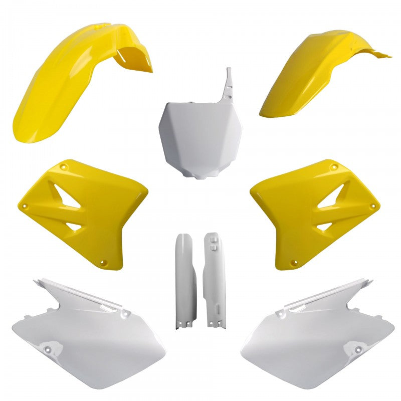 Комплект пластмаси POLISPORT Full Plastic Kit Suzuki RM 125/250 (2001-06) ОЕМ