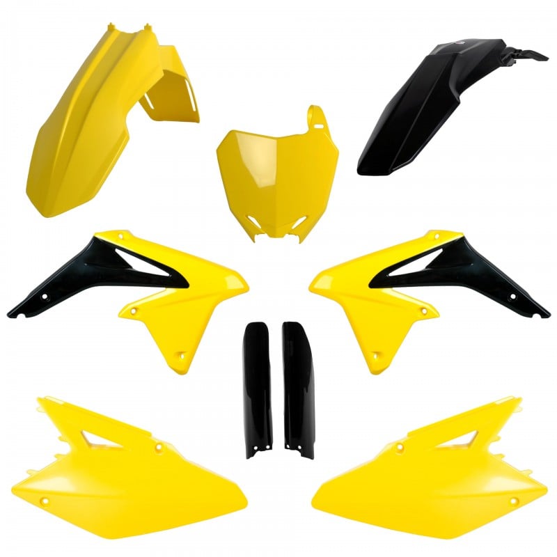 Комплект пластмаси POLISPORT Full Plastic Kit Suzuki RMZ 450 (2008-17) ОЕМ 14-16