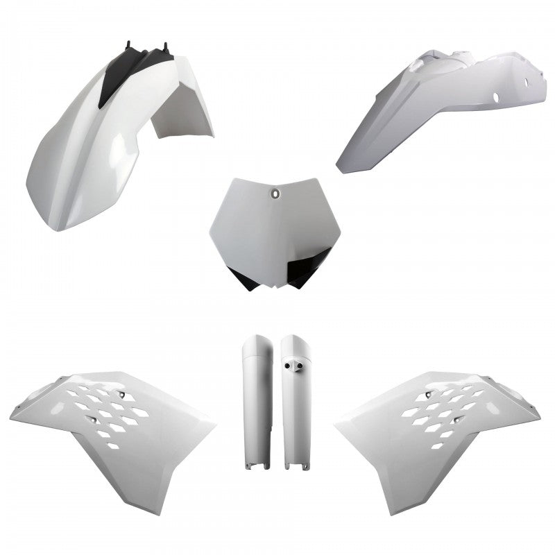 Комплект пластмаси POLISPORT Full Kit KTM SX/SX-F/XC/XC-F(08-10) White
