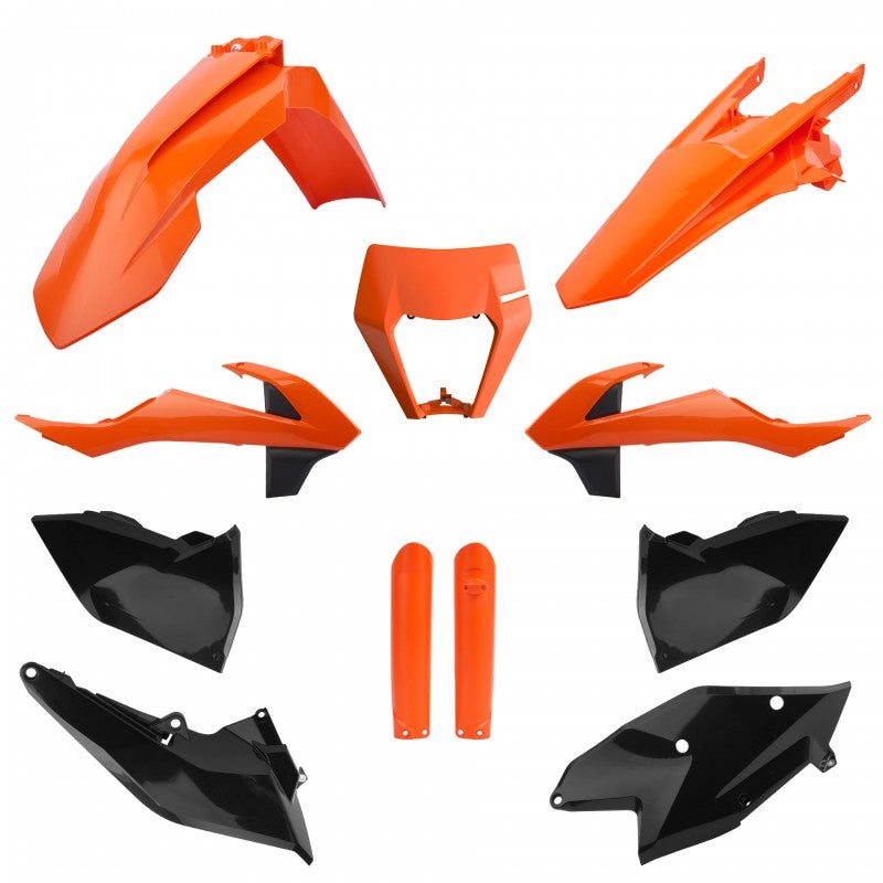 Комплект пластмаси POLISPORT Full Kit KTM EXC/EXC-F/XC-W/XC-FW(17-19) Orange/Black