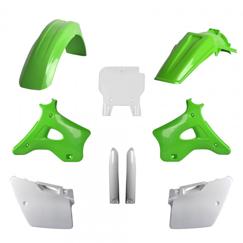 Комплект пластмаси POLISPORT Full Plastic Kit Kawasaki KX 125/250 (1994-95) OEM