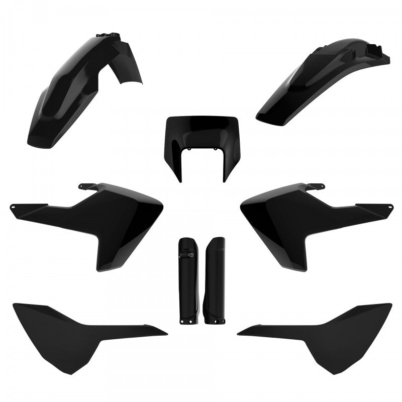 Комплект пластмаси POLISPORT Full Plastic Kit Husqvarna TE/FE (2017-19) Black