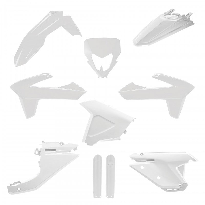 Комплект пластмаси POLISPORT Full Plastic Kit Sherco SE/SEF (2025) White