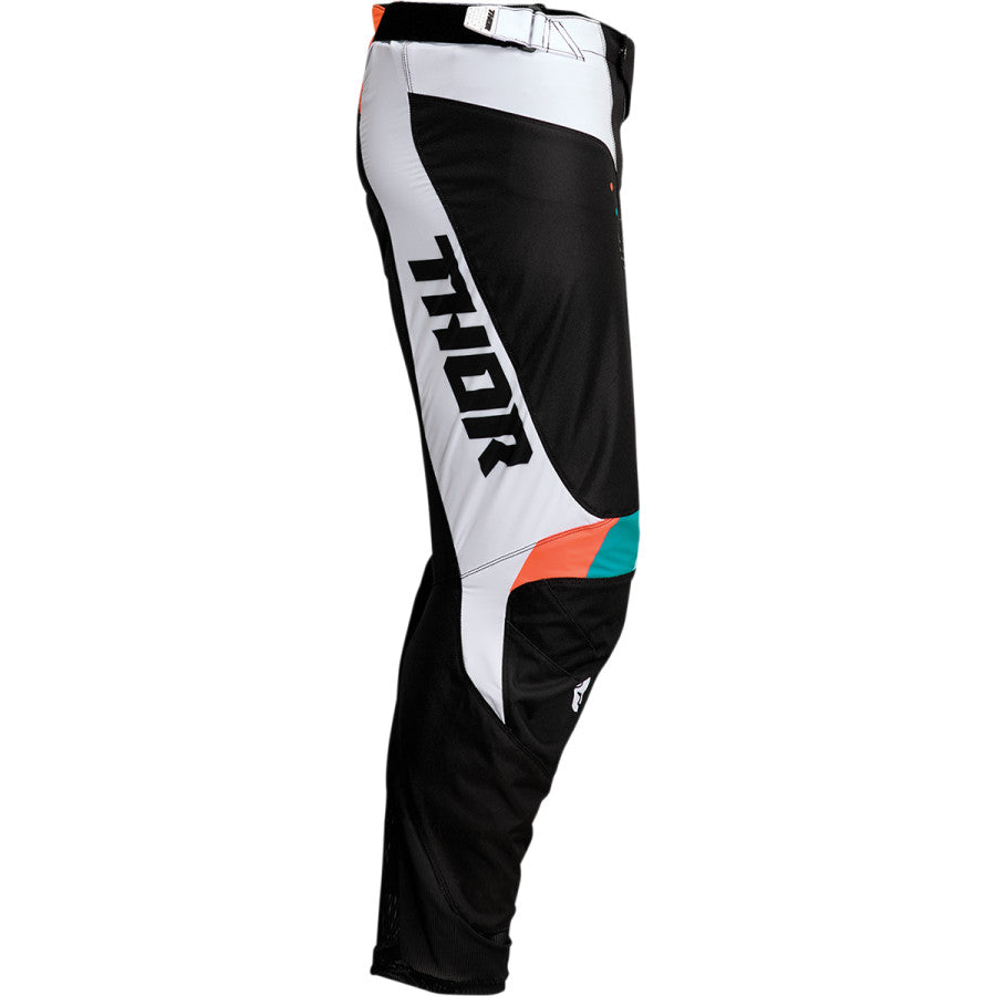 Мотокрос брич THOR PULSE REACT WHITE/BLACK
