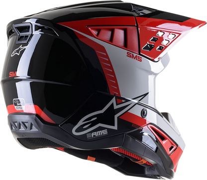 Мотокрос каска ALPINESTARS SM5 BEAM BLACK/GRAY/RED