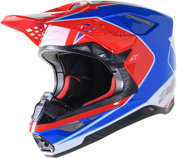 Мотокрос каска ALPINESTARS SM10 AEON RD/BL