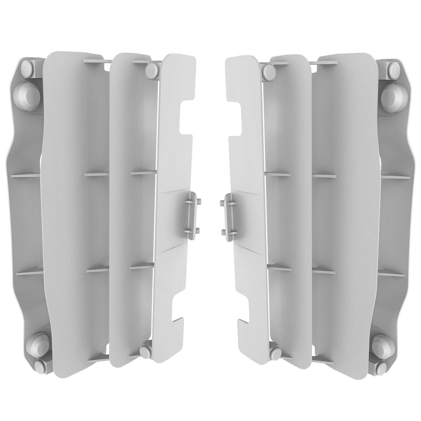 Преден предпазител за радиатор POLISPORT HONDA CRF450R(09-12) WHITE