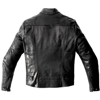 Кожено яке за мотор SPIDI GARAGE PERFORATED BLACK
