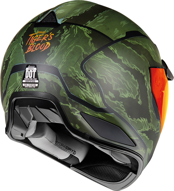 Каска ICON DOMAIN TIGER'S BLOOD GREEN