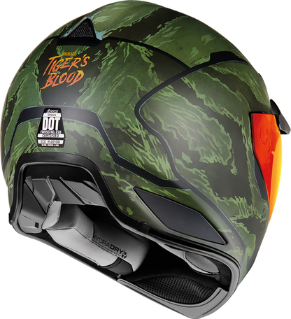 Каска ICON DOMAIN TIGER'S BLOOD GREEN