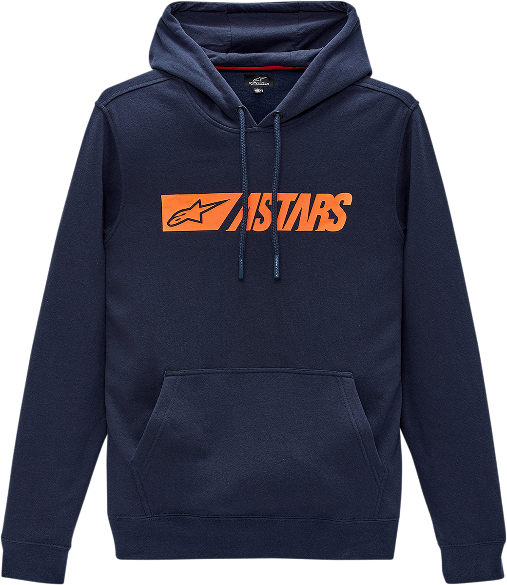 Мото суичър ALPINESTARS HOODIE REBLAZE NAVY/ORANGE