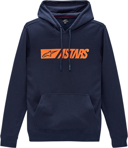 Мото суичър ALPINESTARS HOODIE REBLAZE NAVY/ORANGE