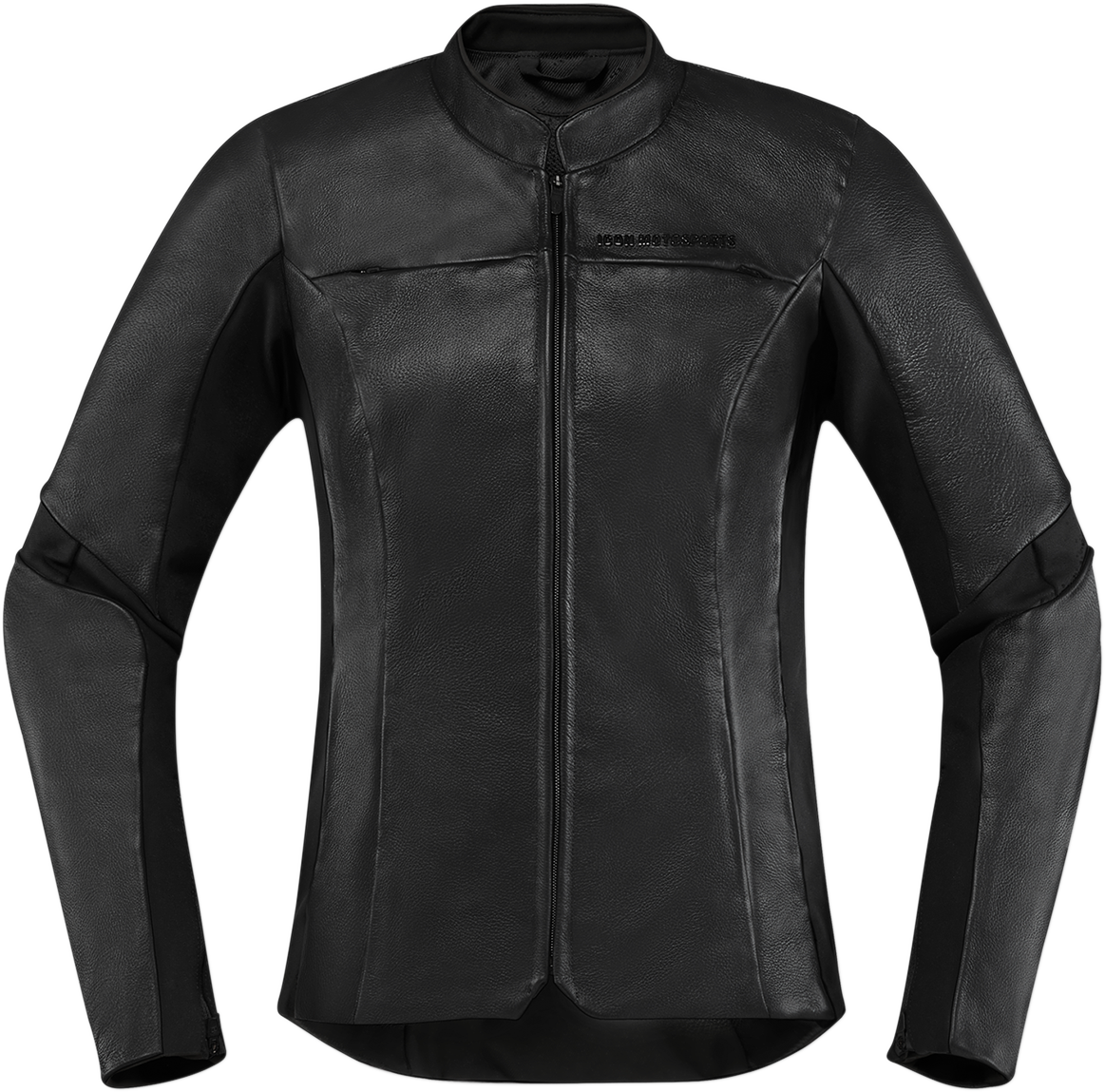 Дамско кожено мото яке ICON OVERLORD LEATHER - BLACK