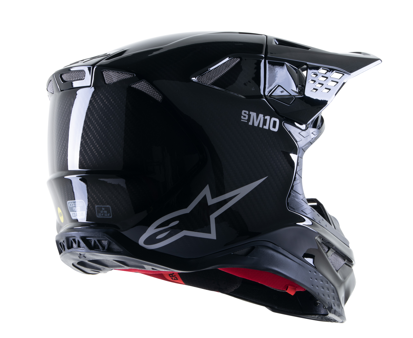 Мотокрос каска ALPINESTARS SM10 SOLID CARB