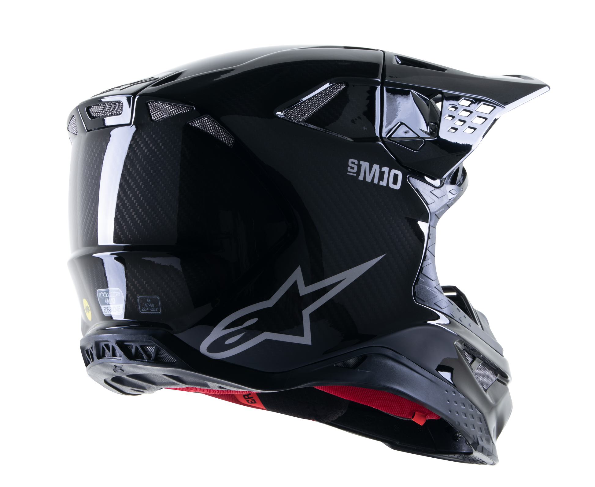 Мотокрос каска ALPINESTARS SM10 SOLID CARB