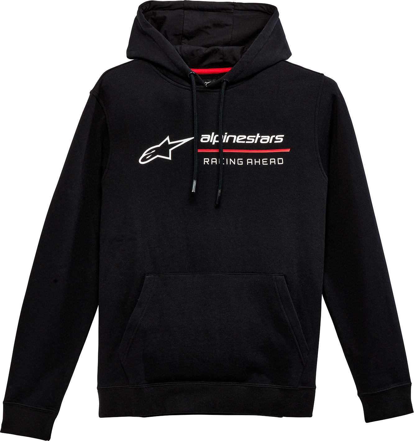 Мото суитшърт ALPINESTARS HOODIE LINEAR-RAC BLACK