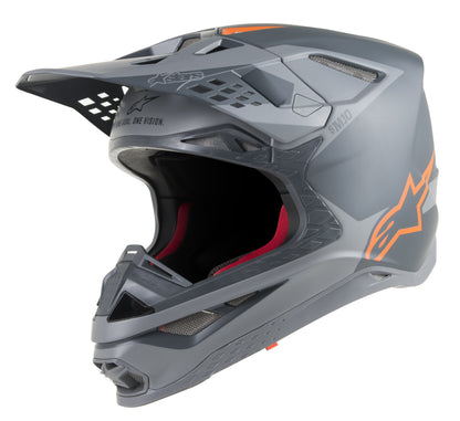 Мотокрос каска ALPINESTARS SM10 Meta MX GREY/ORANGE