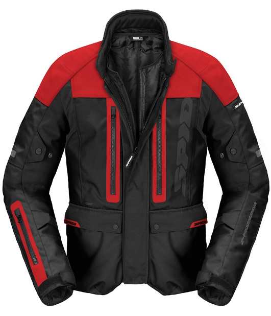 Текстилно мото яке SPIDI TRAVELER 3 EVO BLACK/RED