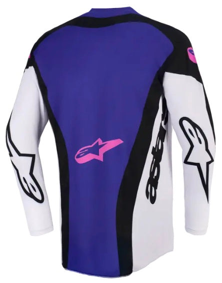 Мотокрос джърси Alpinestars TECHSTAR KNIF BLACK / GRAY/ PURPLE