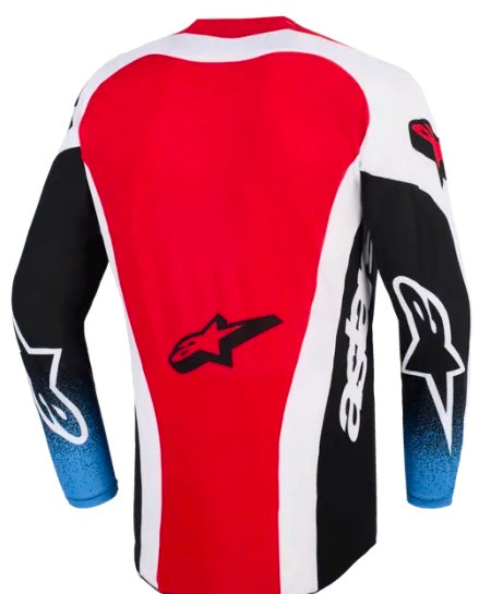 Мотокрос джърси Alpinestars TECHSTAR KNIF BLACK WHITE RED