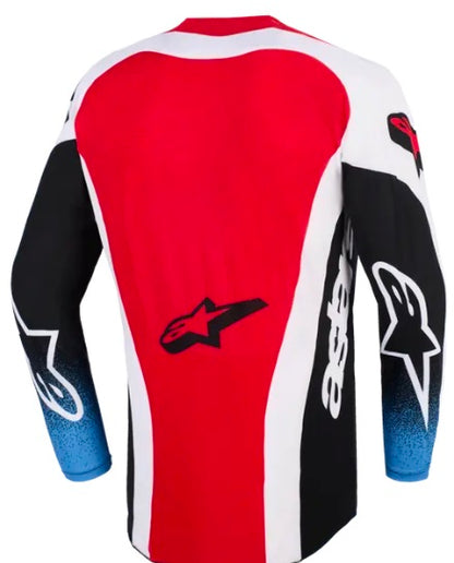 Мотокрос джърси Alpinestars TECHSTAR KNIF BLACK WHITE RED