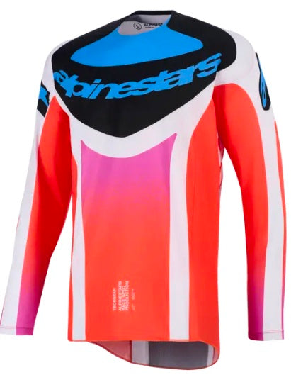 Мотокрос джърси Alpinestars TECHSTAR KNIF GRAY/BLACK/ORANGE