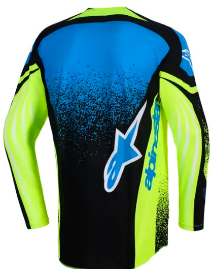 Мотокрос джърси Alpinestars TECHSTAR NOMUR NAVY/YELLOW/BLUE