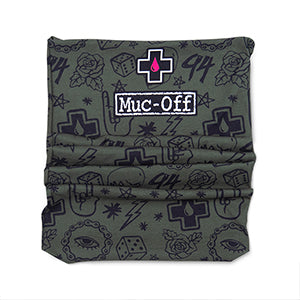 Мултифункционална кърпа Muc-Off Lightweight Neck Gaiter - Green Punk