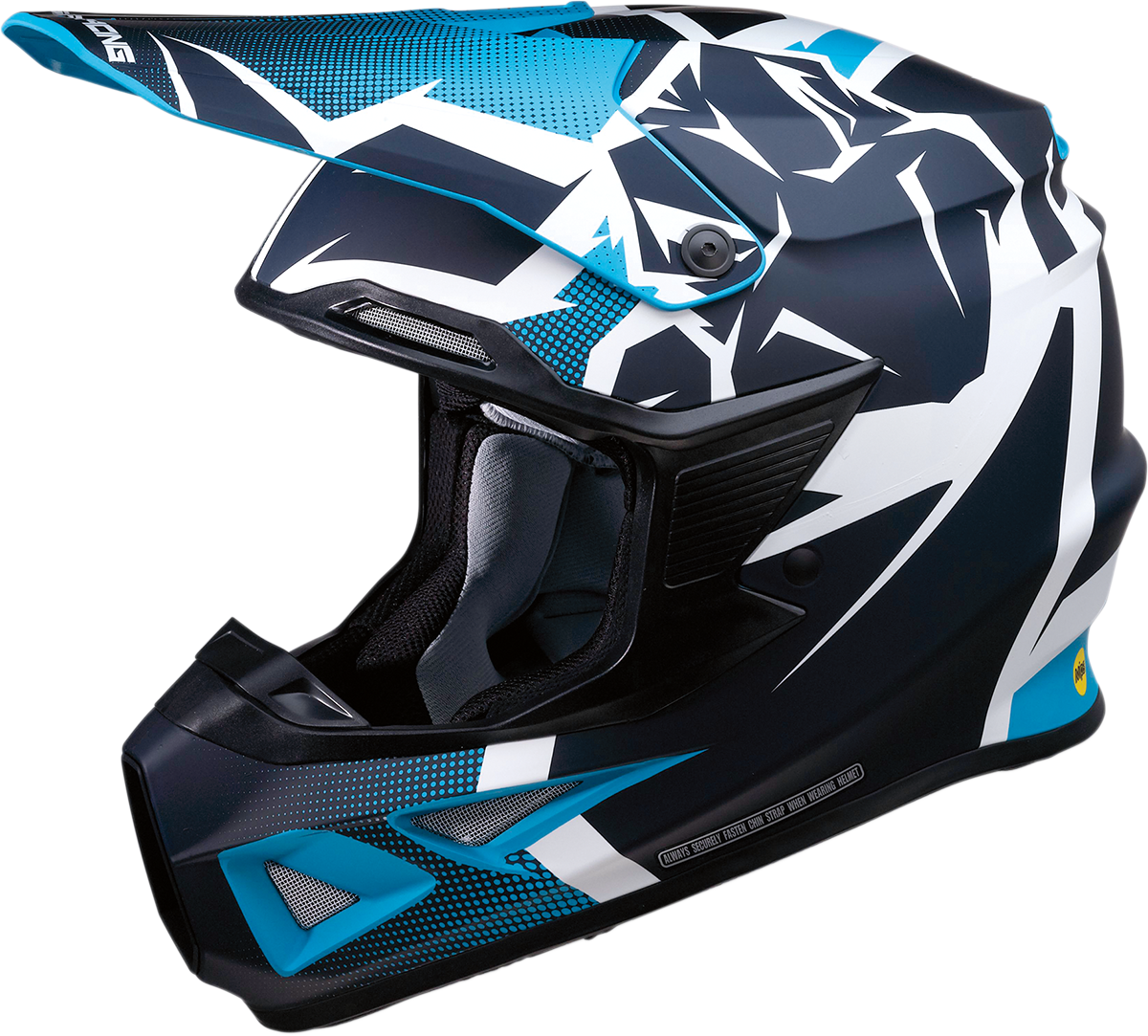 Мотокрос каска MOOSE RACING FI AGROID BLUE