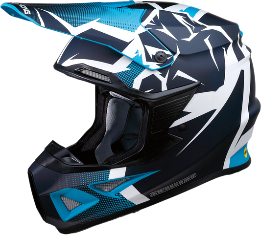 Мотокрос каска MOOSE RACING FI AGROID BLUE