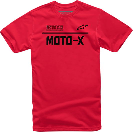 Мото тениска ALPINESTARS Moto X RED