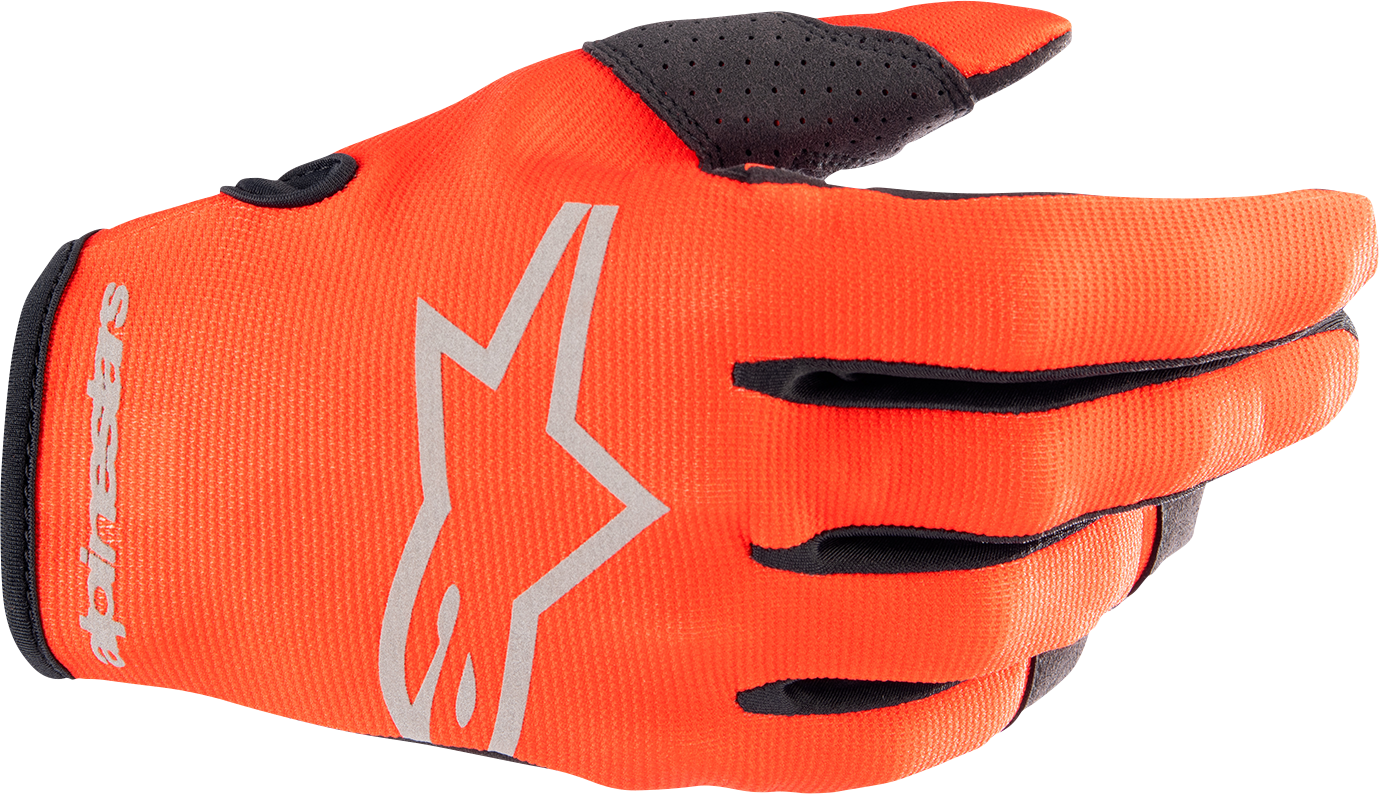 Детски мотокрос ръкавици ALPINESTARS RADAR ORANGE/BLACK