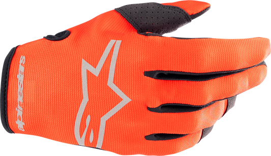 Детски мотокрос ръкавици ALPINESTARS RADAR ORANGE/BLACK